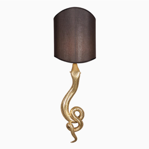 Cuivre <span class=keywords><strong>Esprit</strong></span> Serpent Applique Murale Abat-Jour Noir pour Couloir Artistique Personnalisé Chambre Serpent Langue Flicked Appliques Murales - Product Image 1