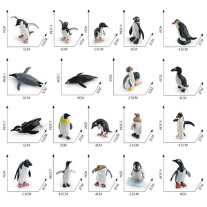 Lelewu simula el modelo de animal polar salvaje Emperador corona vertical Pingüino de <span class=keywords><strong>Humboldt</strong></span> Gran Auk Decoración - Product Image 4