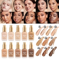 Base de Maquillaje Líquida Premium Hidratante y Control de Grasa, Cobertura Total, Sin Grumos, para Uso Diario