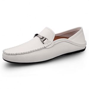 Mocasines de Moda, Zapatos Italianos Hechos a Mano, Zapatos Formales de Oficina para Hombre, Mocasines de Cuero Auténtico, Zapatos de Vestir para Boda - Product Image 2