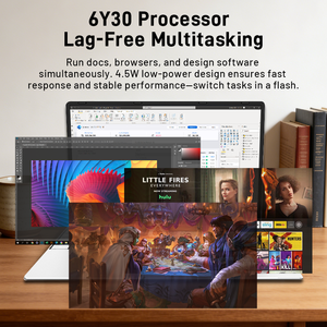 ขายส่งแล็ปท็อปขนาด 15.6 นิ้ว ระบบปฏิบัติการ Windows 11 รุ่นใหม่ M3-6Y30 แรม 16GB ความจุ 512GB โน้ตบุ๊กพีซี คอมพิวเตอร์แล็ปท็อปสำหรับธุรกิจ - Product Image 2