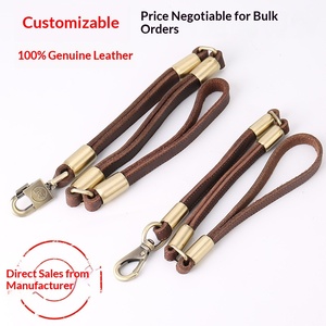 Genuine <strong>Leather</strong> <strong>Dog</strong> Traction Belt <strong>Collar</strong> Adjustable Soft and Durable with Premium Metal Buckle for Medium &amp; Large <strong>Dogs</strong> - Product Image 5