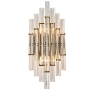 Indoor Decoratieve Moderne Kristallen Wandlamp Design Franse Woonkamer Fancy Armaturen Led Wandlamp