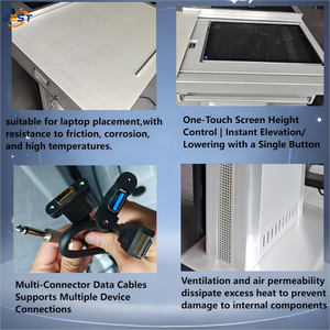 <span class=keywords><strong>Atril</strong></span> Moderno Minimalista de 21.5 Pulgadas con Sistema de Gestión de Cables Oculto <span class=keywords><strong>para</strong></span> Educación - Product Image 3