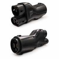 Adaptador de Corriente Continua GB/T a CCS2 de Longood, 300A de Corriente Máxima, Conectores para Vehículos Eléctricos para Estación de Carga GB/T, Carga de Autos CCS2