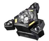 Neue AMG 30W 3-Arm DMX512/Tonaktivierte 4-in-1 Magic Ball Moving Head Bühnenbeleuchtung Beam/Strobe/Laser RGBW LED 2 Jahre Garantie