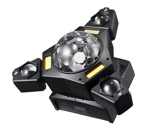 Nueva Luz Móvil de Cabeza <span class=keywords><strong>AMG</strong></span> de 30W, 3 Brazos, DMX512/Activación por Sonido, 4 en 1, Bola Mágica, Efectos de Luz Beam/Strobe/Láser, LED RGBW, 2 Años de Garantía - Product Image 1