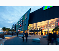 Centre commercial à structure en acier multicouche de la meilleure qualité Centre commercial préfabriqué en métal commercial Bâtiment commercial