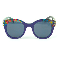 Lunettes de soleil élégantes en acétate, protection UV400 haut de gamme, anti-reflets polarisées, faites à la main, pour femmes