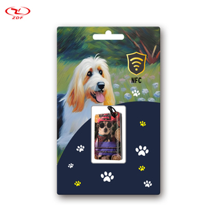 명함 미니 태그 로고 13.56MHz 스마트 NFC 태그 및 <span class=keywords><strong>QR</strong></span> 코드와 사용자 정의 인쇄 NFC 개 키 체인 - Product Image 6