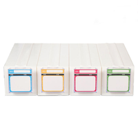 Boîte de rangement rectangulaire pour verres de lunettes, accessoires et échantillons, organisateur pour verres et accessoires de lunettes