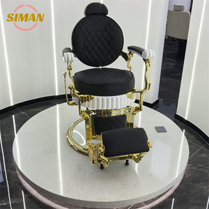 Poltrona da Barbiere Siman, Nuova Sedia Regolabile per Taglio Capelli, Poltrona Professionale per Salone di Bellezza e <span class=keywords><strong>Parrucchiere</strong></span> - Product Image 4