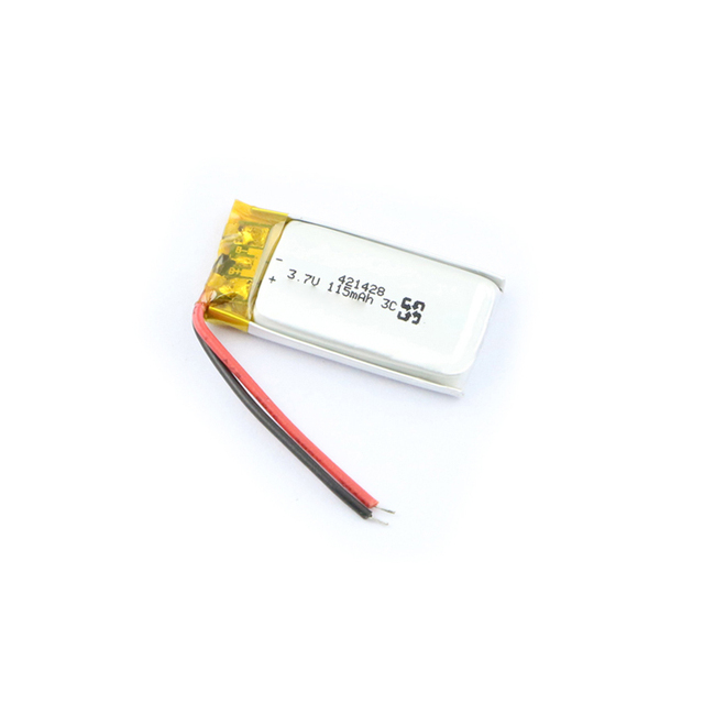 Rechargeable Lithium Polymer Battery 3.7V 115mAh Model 421428 OEM for /-Guangdong Made