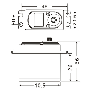 BLS-HV7017MG 70.1g Engranaje de Metal y Plástico de Alta Calidad, 2 Rodamientos de Aluminio, Motor sin Escobillas de Alto Voltaje para RC - Product Image 5