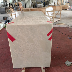 Revestimiento de Pared para Cocina Moderna de Alta Gama GOLDTOP, Ónix Blanco FEENDI Pulido de Lujo, Piedra Translúcida Exquisita, Escultura Artística - Product Image 6