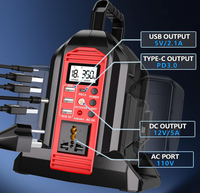 Convertisseur d'alimentation 2 ports 350W DC 20V vers AC 110V~120V pour batteries Milwaukee 20V, générateur extérieur, ordinateur portable, fonction PD