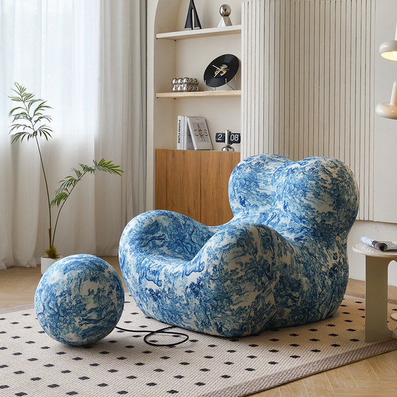porcelaine bleue et blanche