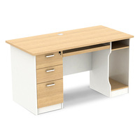 Meubles de bureau à domicile, bureau d'ordinateur en bois, table de réception de bureau de haute qualité, grand bureau d'étude et d'apprentissage
