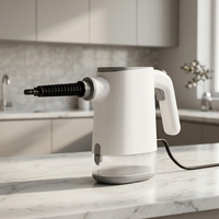Nettoyeur vapeur portatif pour un nettoyage en profondeur sans effort, réservoir compact, autonomie de 15 minutes, comptoirs de cuisine, meubles de salon, voiture