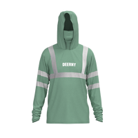 Fabricant de sweat à capuche de pêche d'été Sweat Shirt Face Mask Construction Clothes Safety Shirts Long Sleeve Reflective Work Wear
