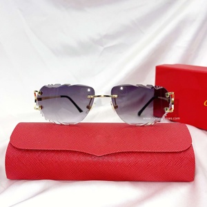 <span class=keywords><strong>Occhiali</strong></span> da Sole Senza Montatura Modello 1925, Nuovi Colori 2023, <span class=keywords><strong>Occhiali</strong></span> di Lusso con <span class=keywords><strong>Lenti</strong></span> Sfumate, Montatura in Metallo - Product Image 1