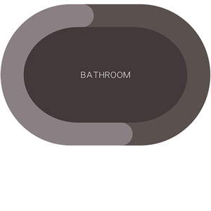 Custom Diatomite Mould Resistant Anti Non Slip Quick Drying Soft Comfy Super Water Absorbent Hotel Use <b>Floor</b> Shower Bath Mat - Product Image 1