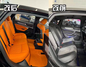 Set Completo di <span class=keywords><strong>Coprisedili</strong></span> Auto in Pelle Impermeabile 9D Universale per <span class=keywords><strong>Audi</strong></span> <span class=keywords><strong>A6</strong></span>, Decorazione Interna alla Moda - Product Image 3