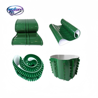 Bande transporteuse en PVC vert antistatique durable pour ligne d'assemblage électronique