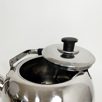Bouilloire Électrique Sans Fil en Acier Inoxydable 1500W 220V avec Sifflet, Télécommande et Protection Anti-Ébullition à Sec, Appareil de Cuisine Domestique (ODM)