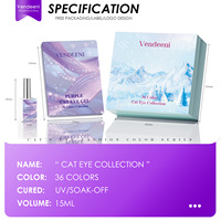 Kit de Manucure Professionnel 36 Couleurs Effet Macaron, Non Toxique, avec Lampe LED, Gel Polish Cat Eye Longue Durée – Vente Flash