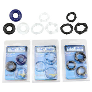 Fabrik preis 3 Stück Silikon Penis ringe Verzögerung Ejakulation Penis ringe Erwachsene Produkte <span class=keywords><strong>1</strong></span> <span class=keywords><strong>Dollar</strong></span> Sexspielzeug Ringe Für Männer Paar - Product Image 4