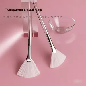 Solución Original Spa <span class=keywords><strong>Essence</strong></span> Brush Cerdas suaves en forma de abanico con mango Salón de belleza Aceite esencial Mascarilla Brush - Product Image 3