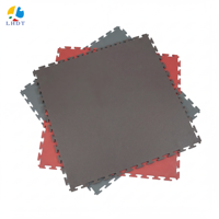 Dalles de sol modulaires en PVC pour atelier, dalles de sol industrielles à emboîtement robustes pour garage