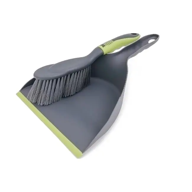 Dustpan vassoura plástico Dustpan com escova conjunto mão vassoura e Dustpan conjunto para uso interno e cozinha