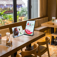 Kustomisasi Kotak Lampu Bingkai Foto LED Ukuran Besar A1 Aluminium Ultra Tipis Anti Debu Papan Menu Restoran Kaca Iklan