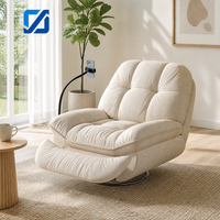 Fauteuil inclinable moderne en tissu, électrique et manuel, idéal pour le mobilier de salon