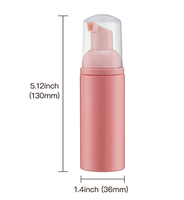 Dispenser sabun cair kosmetik binatang piaraan, Dispenser sabun cair 60ml-250ml botol busa plastik untuk perawatan kulit perona pipi