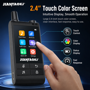 Sistema <span class=keywords><strong>di</strong></span> Audioguida Wireless JIANTAO GT3 con Touchscreen da 2,4 Pollici, Trasmissione a 150m, Doppio Commento per Tour <span class=keywords><strong>di</strong></span> <span class=keywords><strong>Gruppo</strong></span> nei Musei - Product Image 3