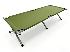 Lit de camp pliant d'extérieur en tissu Oxford durable avec cadre en fer robuste, portable pour une personne, idéal pour le camping et les siestes au bureau - Product Image 6