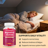 Springland OEM Gommes de glycinate de magnésium 3-en-1 500mg Halal, Supplément de sommeil, Complexe de mélatonine, Végétalien