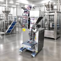 Machine d'emballage verticale électrique automatique haute précision pour pâtes liquides en plastique