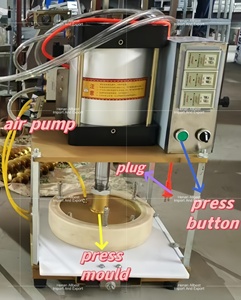 Venta caliente 220V Máquinas para hacer productos de granos de granja Máquina de bocadillos de nueva condición para pizza tortilla y otros bocadillos - Product Image 5