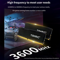 Mémoire RAM TISHRIC DDR4 8/16 Go 3200 MHz DIMM pour ordinateur de bureau, carte PCB 8 couches DDR4 3200 MHz pour carte mère de bureau