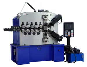 Zhejiang CNC-YF86100 6 Axis CNC Automatic Steel Spring Coiling Machine /cnc spring making machine factory coil 206 machine