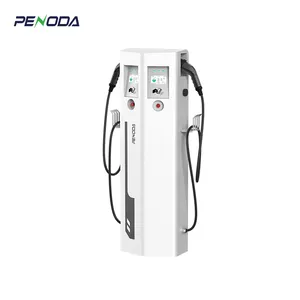 PENODA商用EV充電ステーション22kw30KWダブルガンACEV充電器タイプ2出力 (Wifi 4G付き)