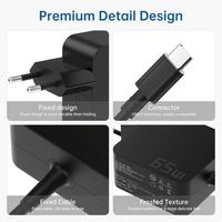 Adaptateur de bureau Type-C 65W PD3.0 Chargeur de batterie pour ordinateur portable 20V 3.25A Adaptateur secteur pour ordinateur portable Téléphone Tablette MacBook