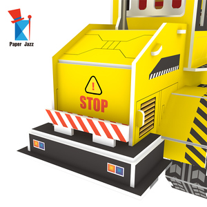 Kit de Modélisation <span class=keywords><strong>3D</strong></span> de <span class=keywords><strong>Tracteur</strong></span> Agricole en Papier, <span class=keywords><strong>Puzzle</strong></span> Éducatif pour Enfants (Moins de 50 Pièces) - Vente Flash - Product Image 6