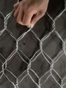 Panier et boîte gabion économiques en treillis d'acier galvanisé tissé 80x100mm pour la protection des routes et des ponts avec service de découpe - Product Image 6