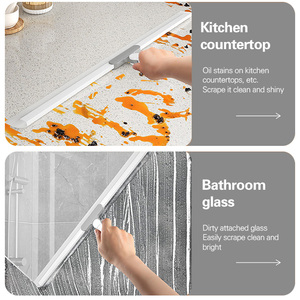 Rasqueta <span class=keywords><strong>de</strong></span> Plástico Resistente para Pisos Industriales <span class=keywords><strong>de</strong></span> 45 cm, Limpiador Mágico para Azulejos <span class=keywords><strong>de</strong></span> Baño y Hogar - Product Image 4