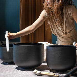 진팡 도매 고순도 석영 크리스탈 싱잉볼 7개 세트 (사운드 배스 & 힐링용) - Product Image 4